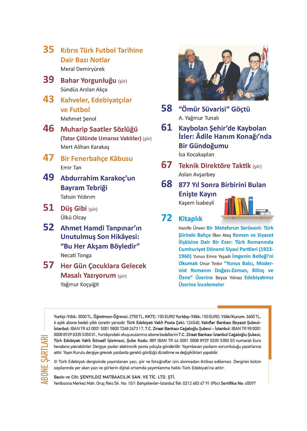 Küçük resim: Türk Edebiyatı Dergisi 631. Sayı