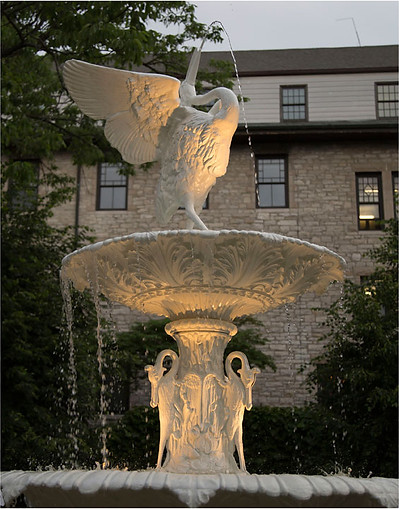 Circa 1894 J. L. Mott Fountain, Lewis & Clark College
