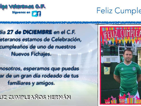 Feliz Cumpleaños Hernán