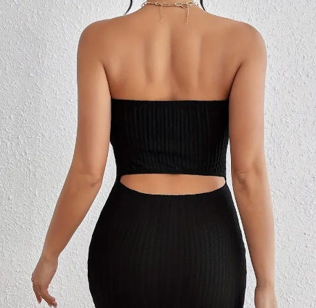 Thumbnail: Queens Back Peekaboo Dress #WD958