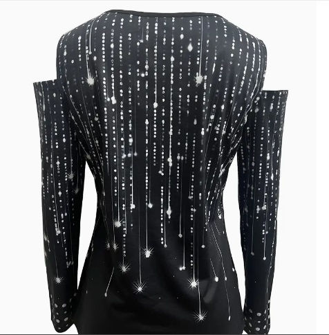 Thumbnail: Queen's Diamond Rain Top #WT954
