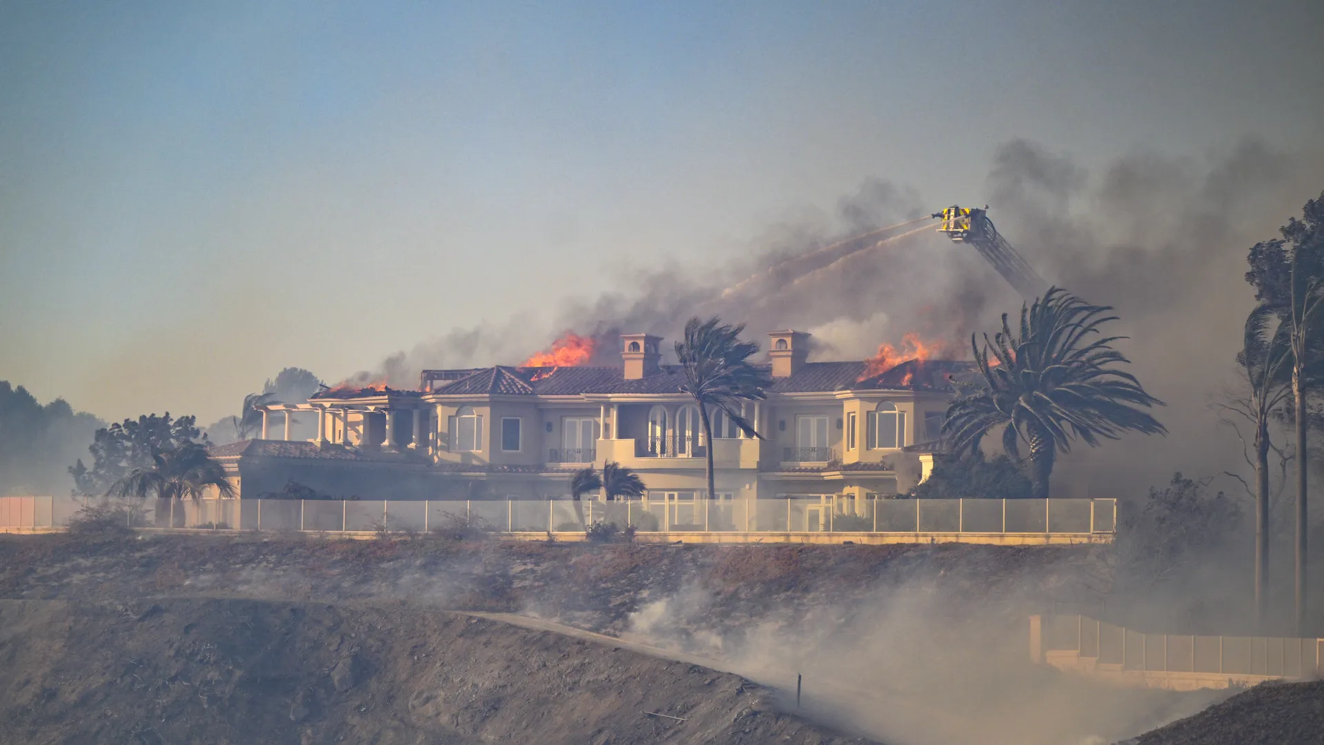 Coastal Fire in Laguna Niguel, Calif