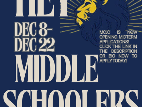 MCJC 2025-2026 Mid-Term Application! 