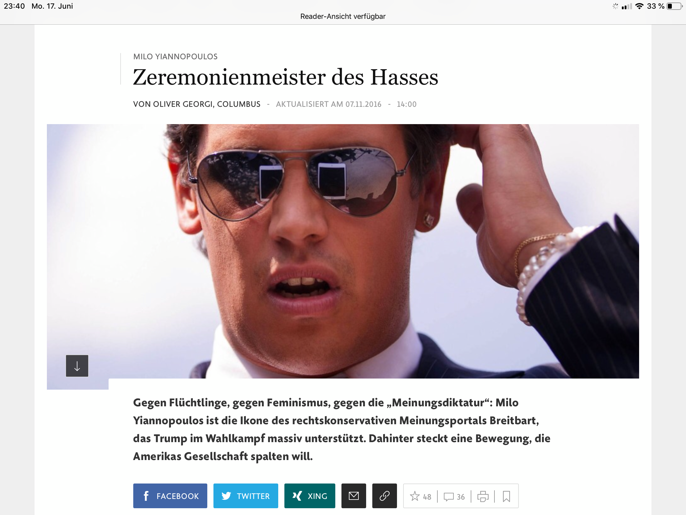 Zeremonienmeister des Hasses