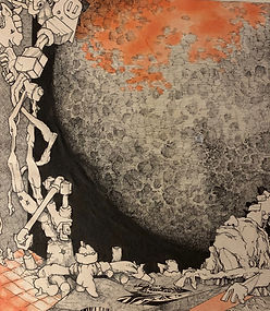 Pen and ink drawing