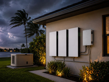 Home Battery vs. Generator in Florida