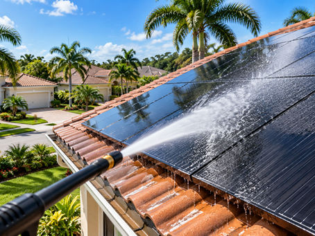 Can You Pressure Wash Solar Panels