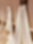 White wedding gowns and veil hanging, ideal for clothing steaming service.