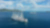 Windstar Cruises sailing yacht with full sails at sea