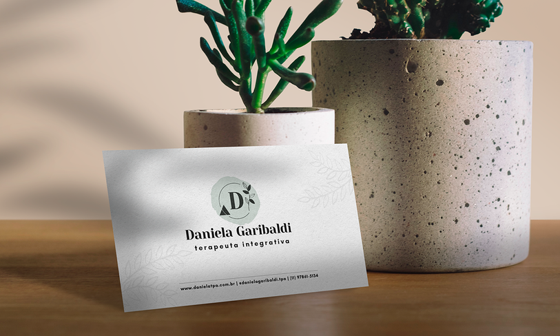cartão visitas fino elegante letterpress daniela garibaldi