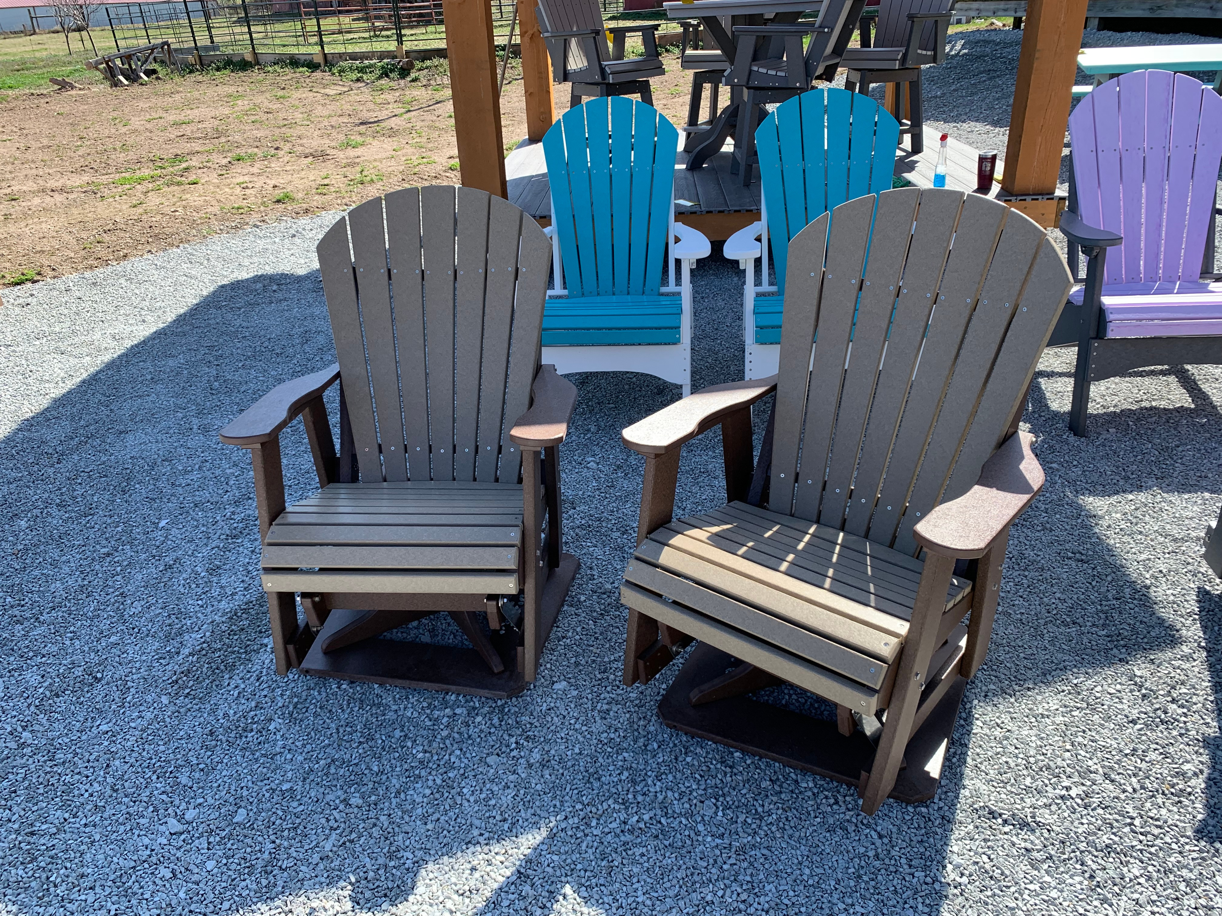 Swivel Gliding Chair Set, view 3