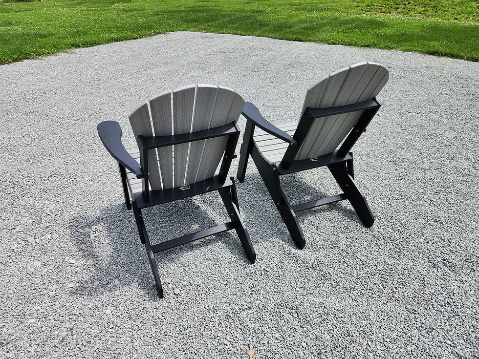 Thumbnail: Folding Adirondack Chair Set