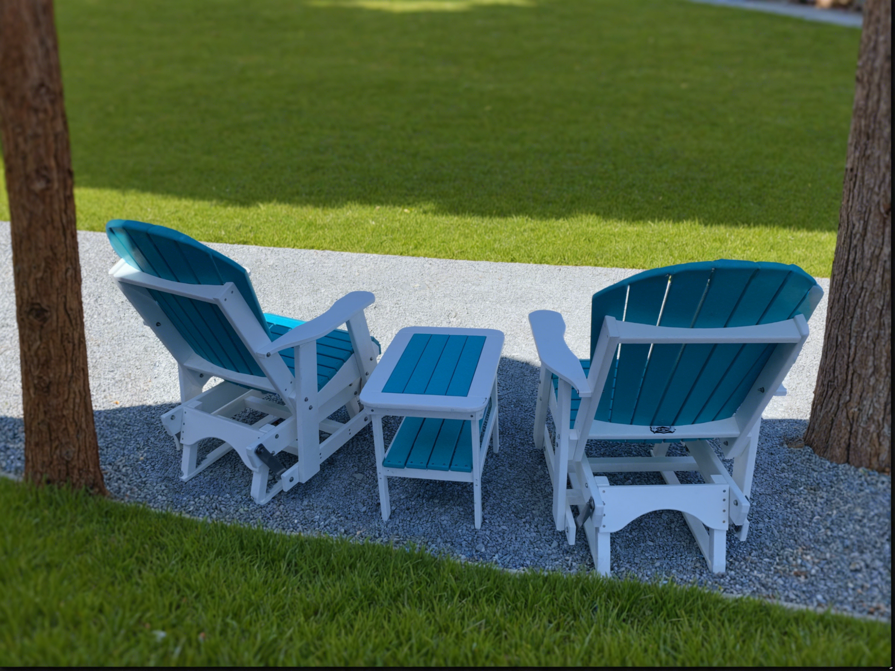 Glider Chair Set with Optional End Table, view 3
