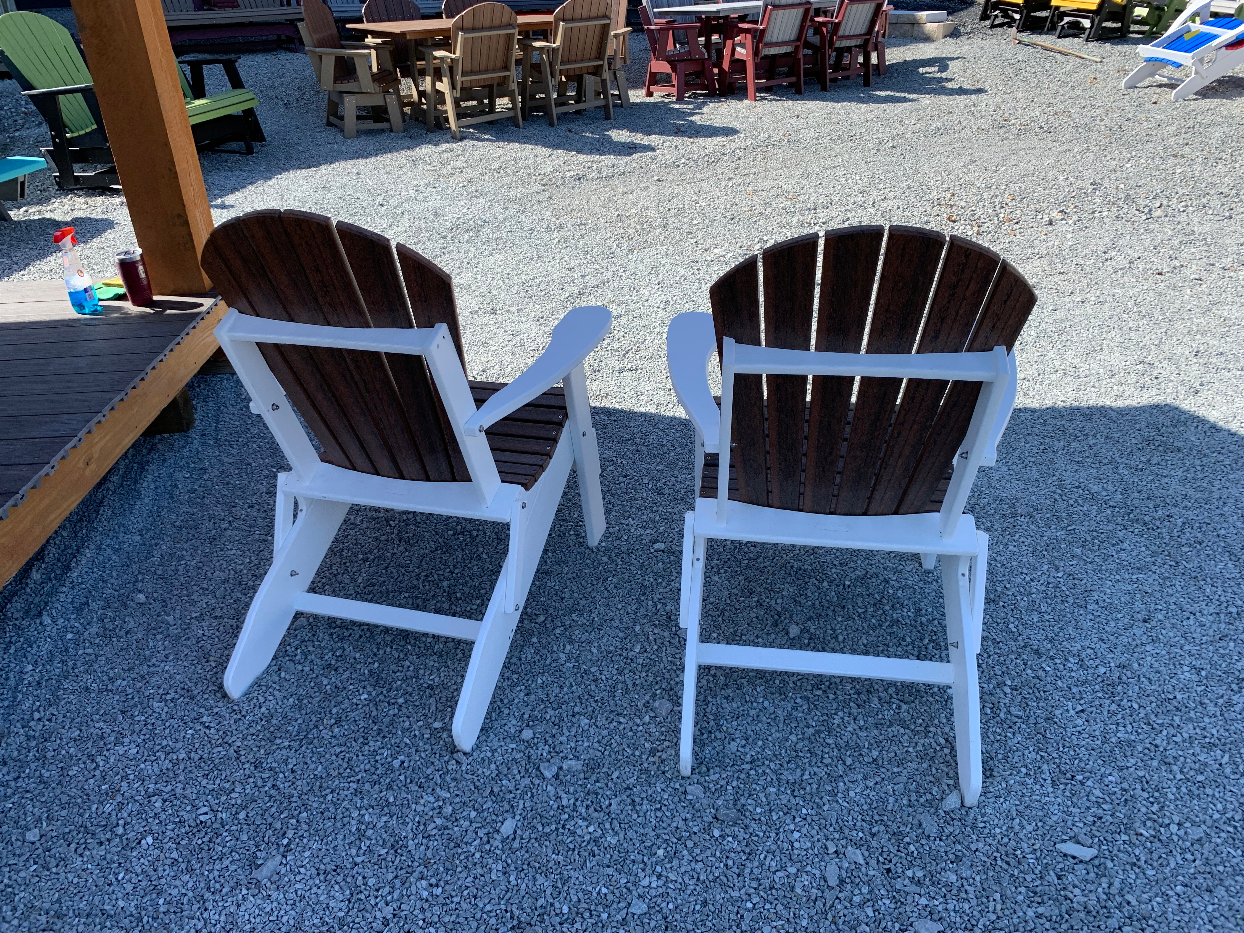Folding Adirondack Chair Set, view 4