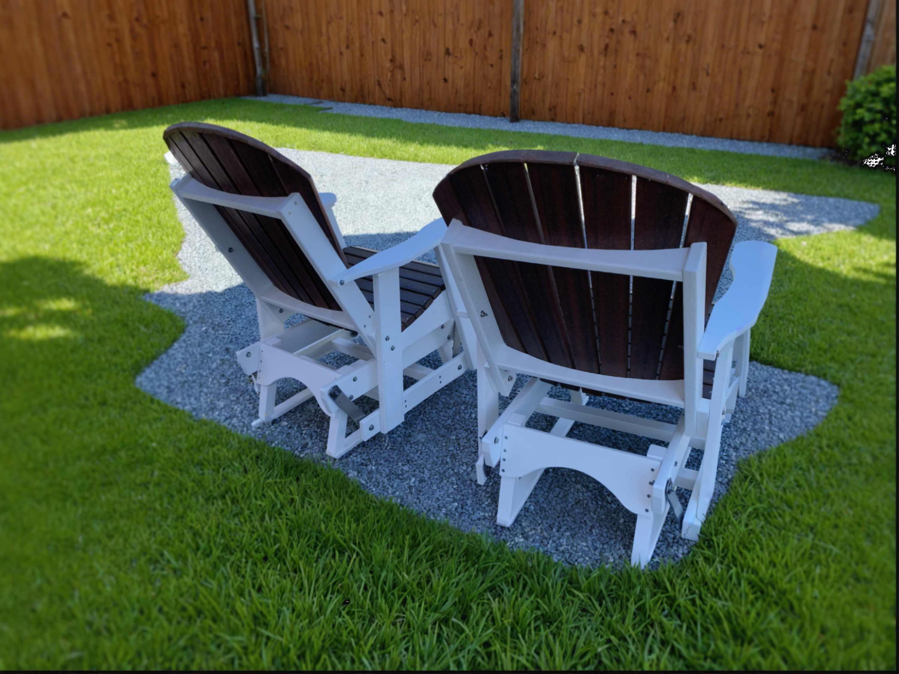 Glider Chair Set with End Table, view 3