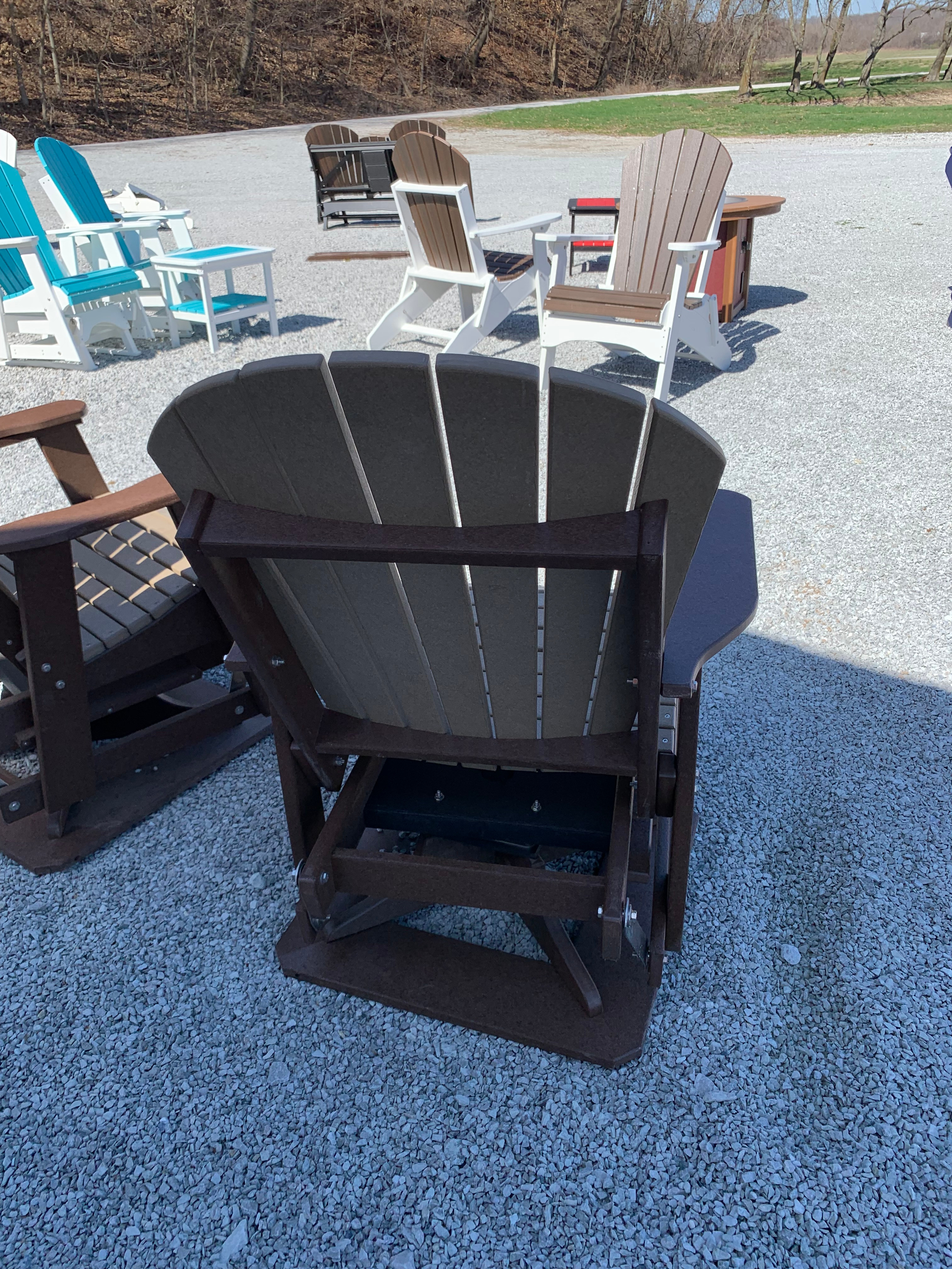 Swivel Gliding Chair Set, view 2
