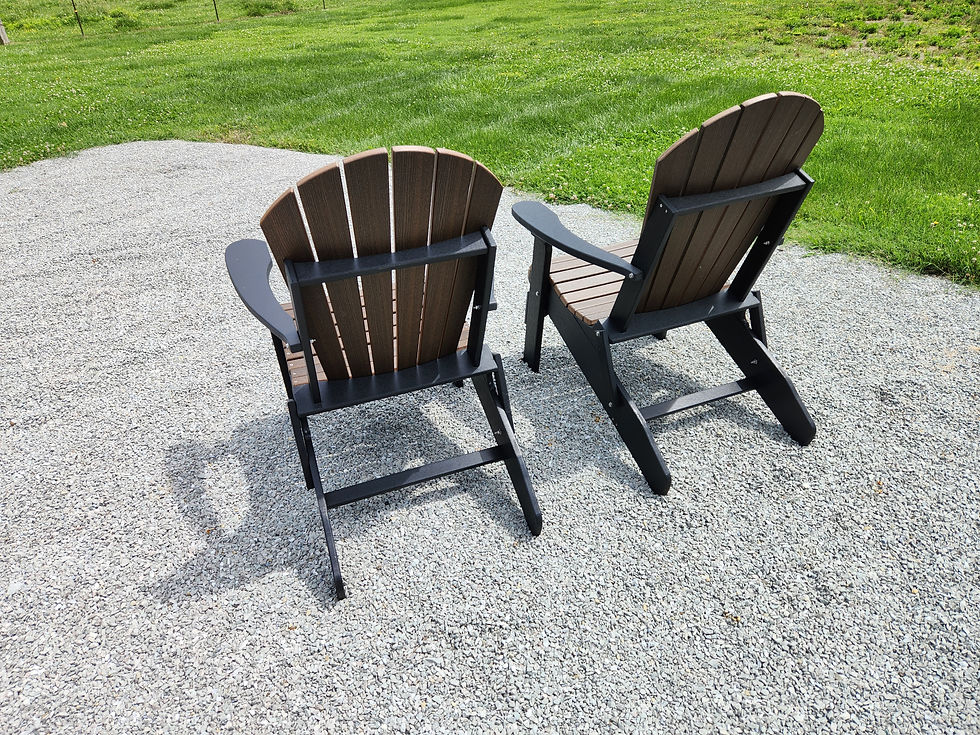 Thumbnail: Folding Adirondack Chair Set