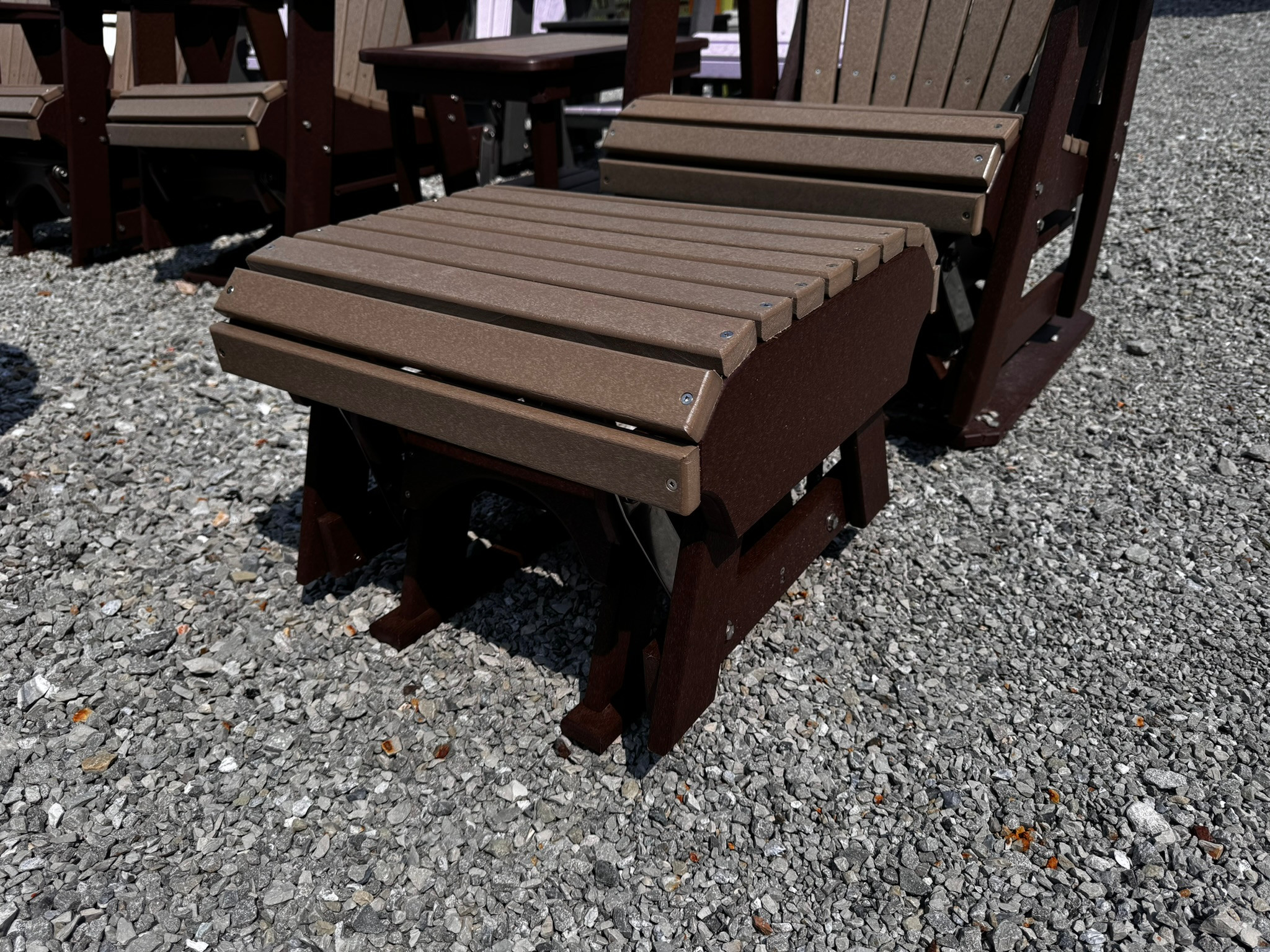 Glider Chair Set (Optional Side Table & Ottoman Glider), view 6