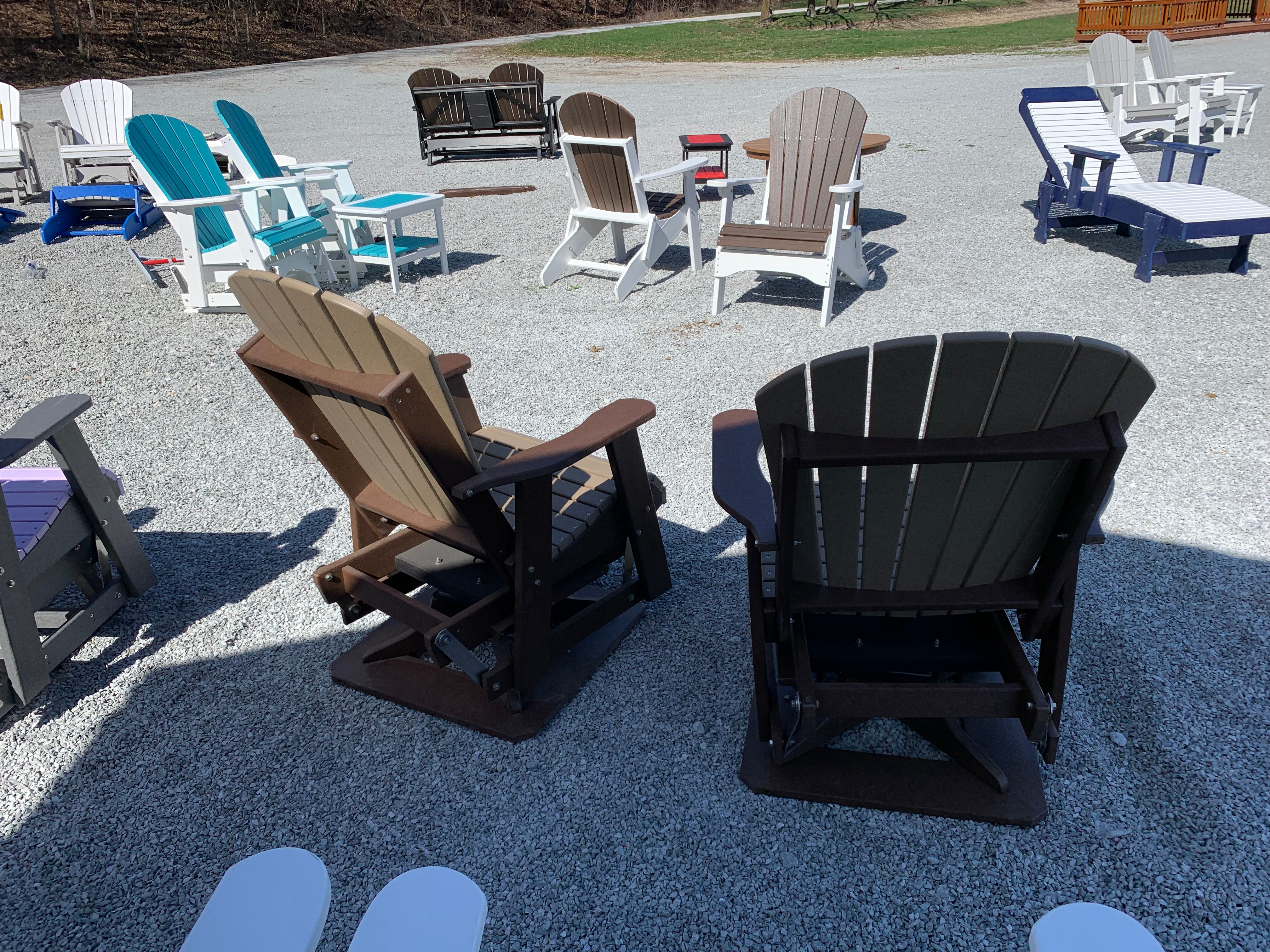 Swivel Gliding Chair Set, view 4