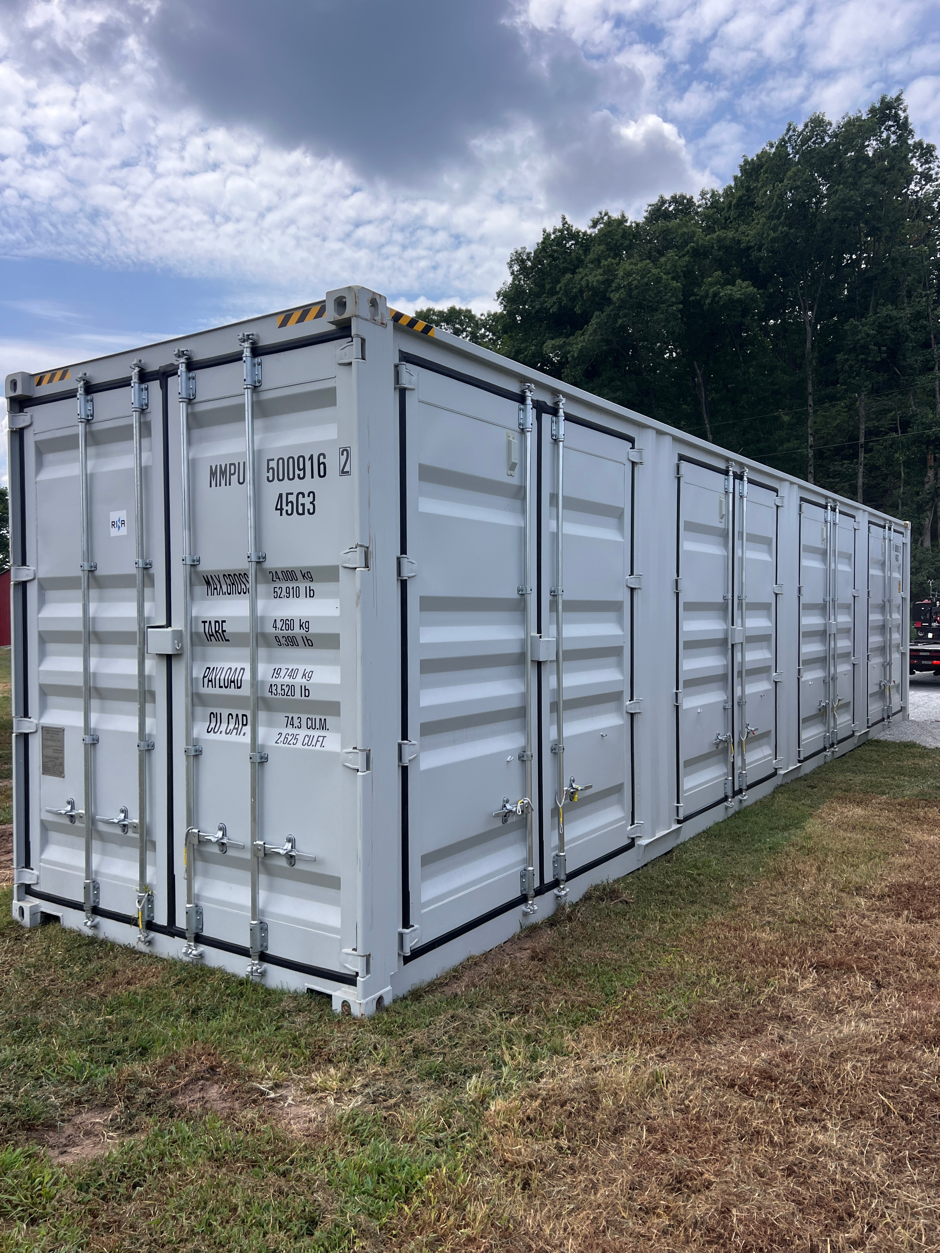 40' High Cube Container 4 Double doors on side 1 on end One trip 'Like New'., view 5