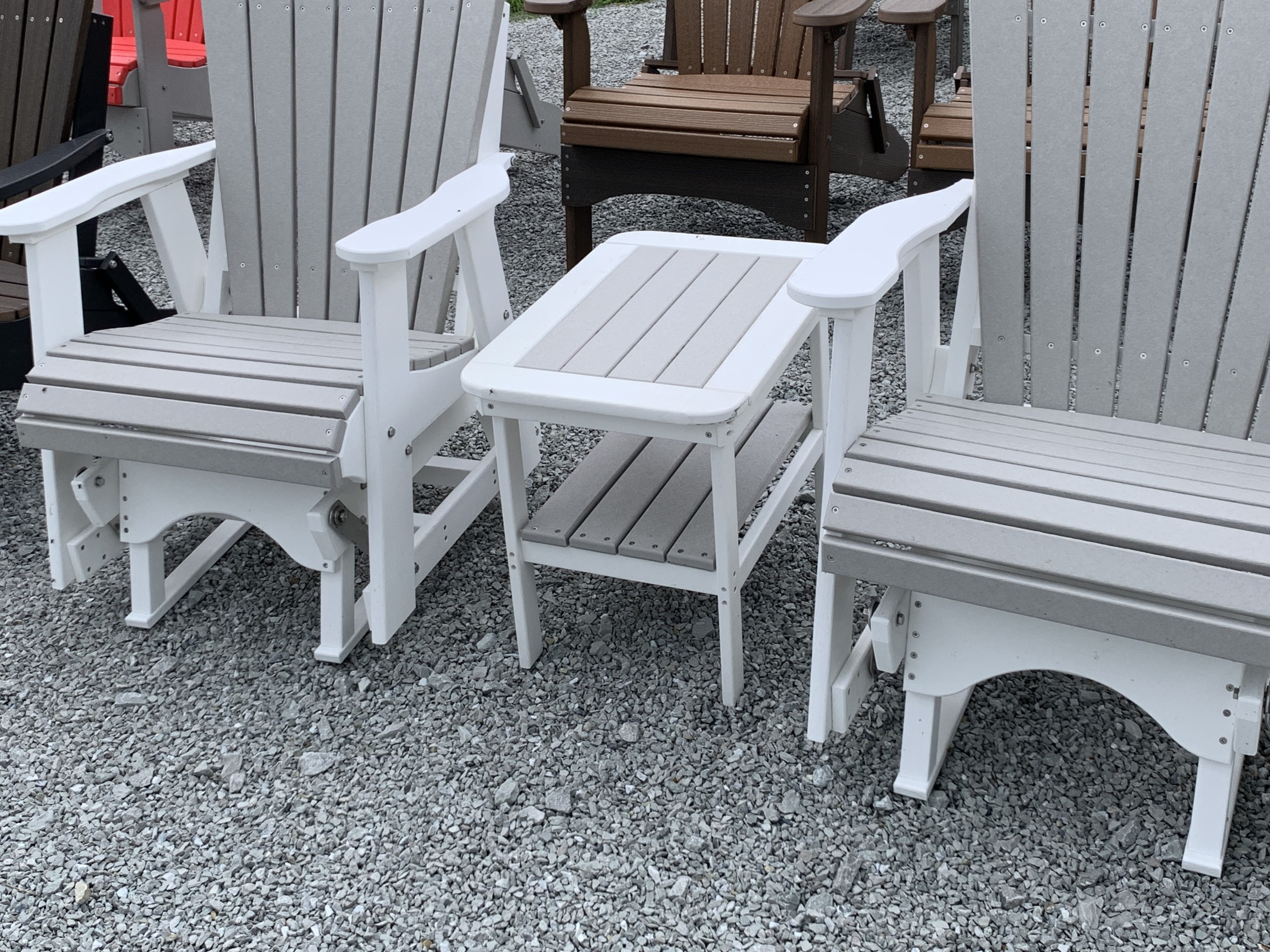 Glider Chair Set with Optional Side Table, view 3