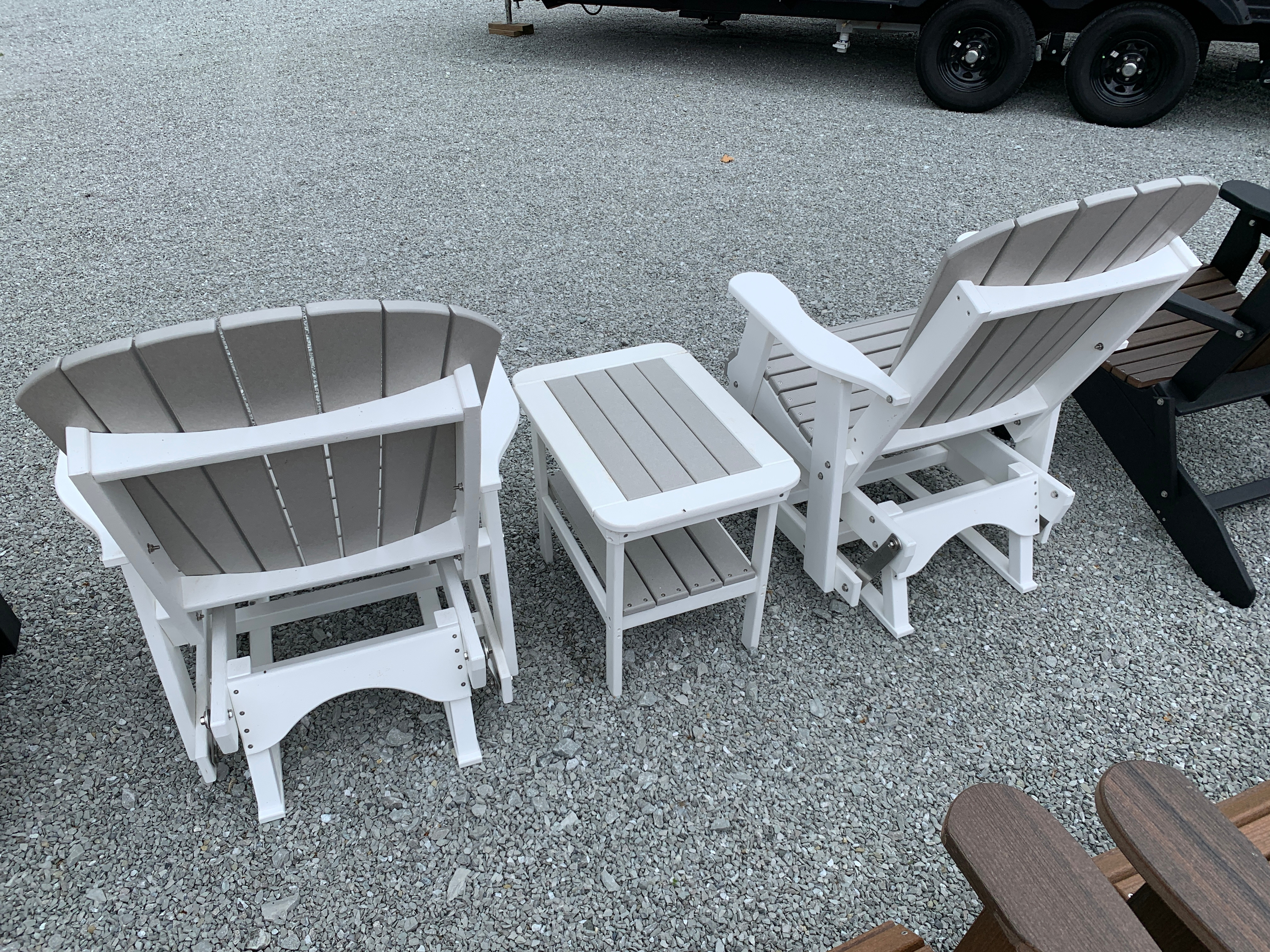 Glider Chair Set with Optional Side Table, view 2