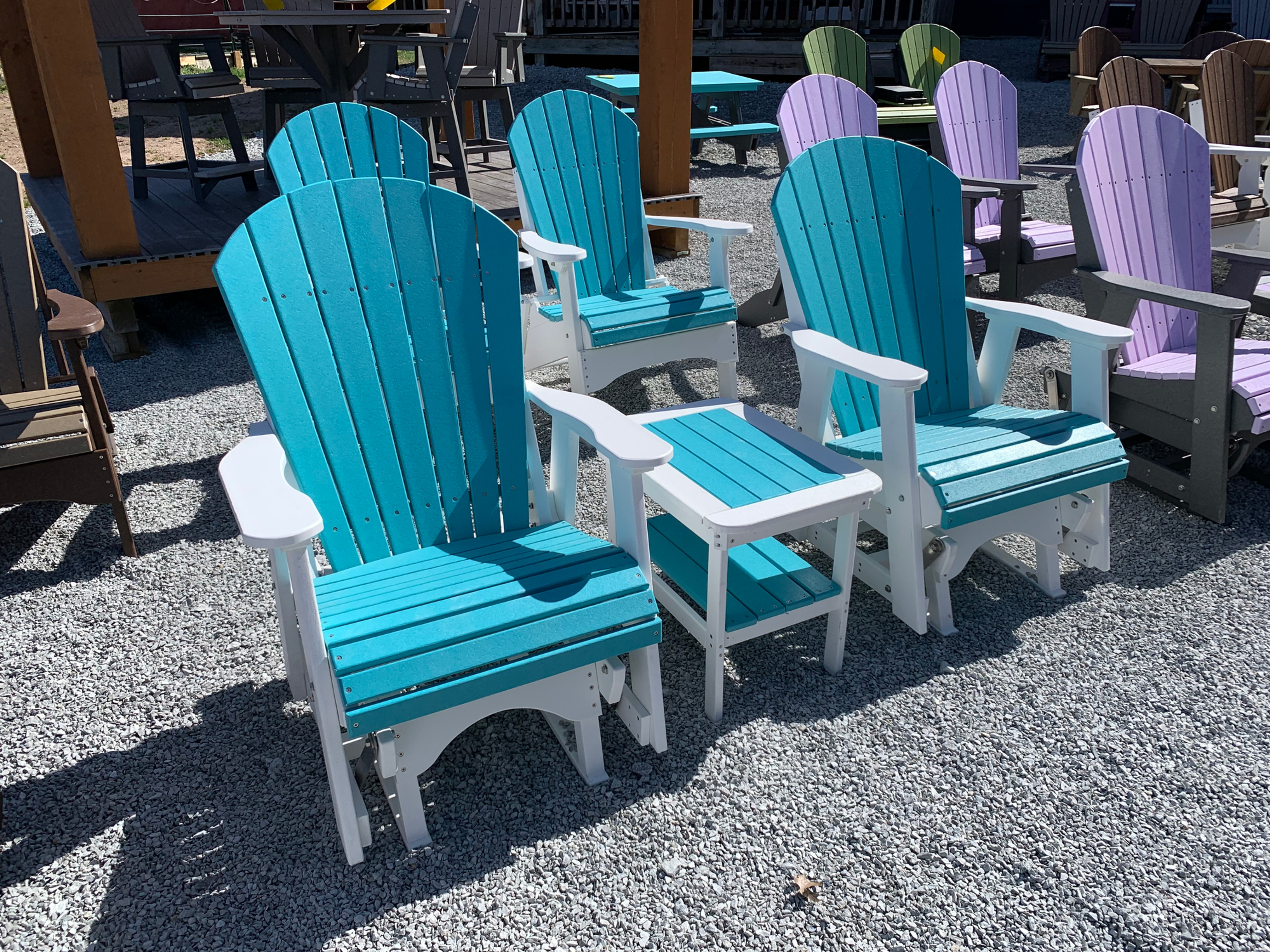 Glider Chair Set with Optional End Table, view 2