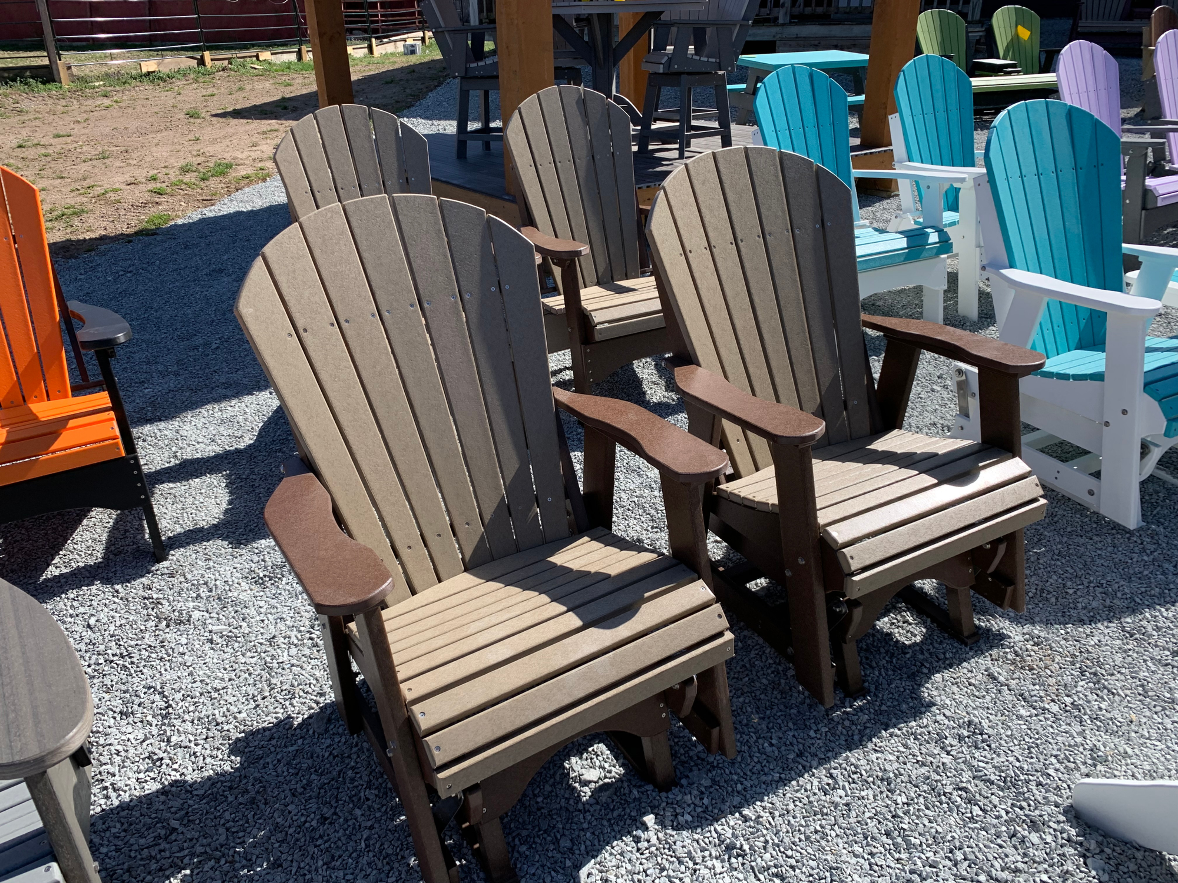 Glider Chair Set (Optional Side Table & Ottoman Glider), view 1