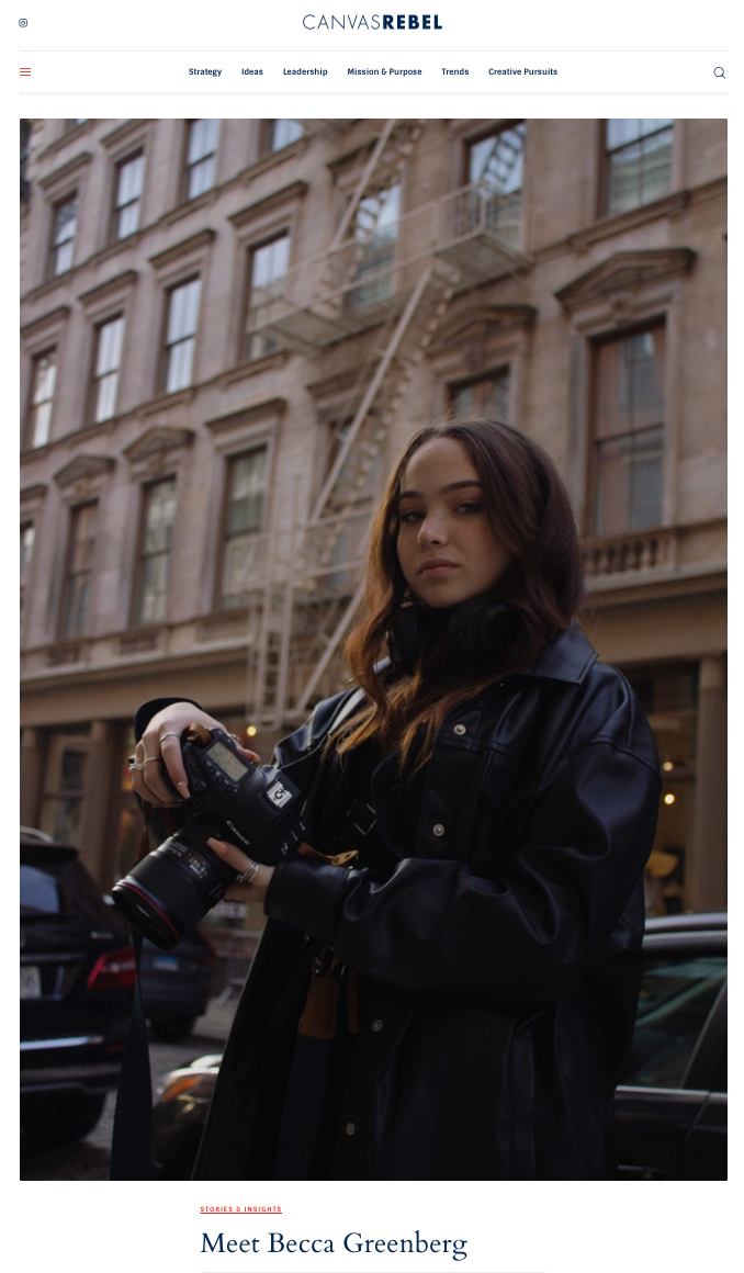 Canvas Rebel Interview