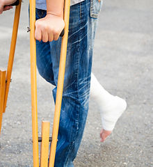 Injured Person Walking