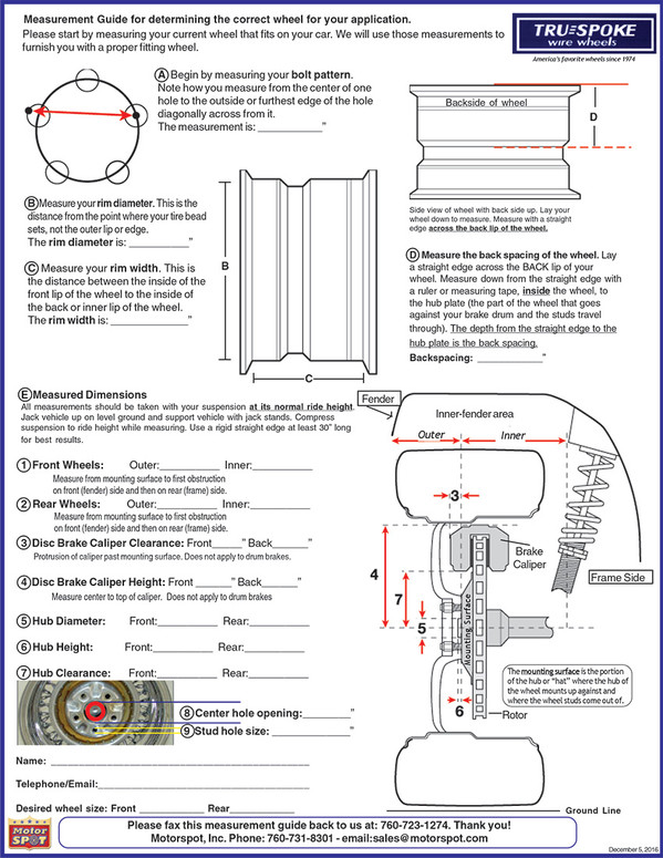 What Size Wire Wheel to Get? Truespoke Wire Wheels Measuring Guide