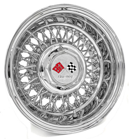 Trueray 60 Spoke cross lace pattern. Reverse or standard style. 13 to 17 inches. Chrome steel.