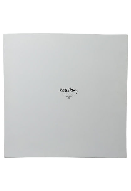 Thumbnail: Keith Haring - Three Eyed Smiling Face - Statue White
