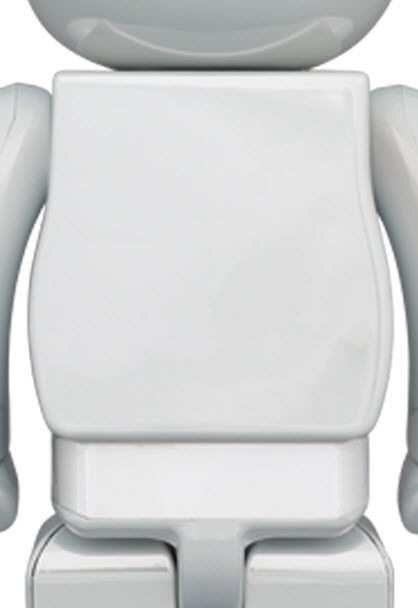 Thumbnail: Oasis - White Chrome- Bearbrick 400