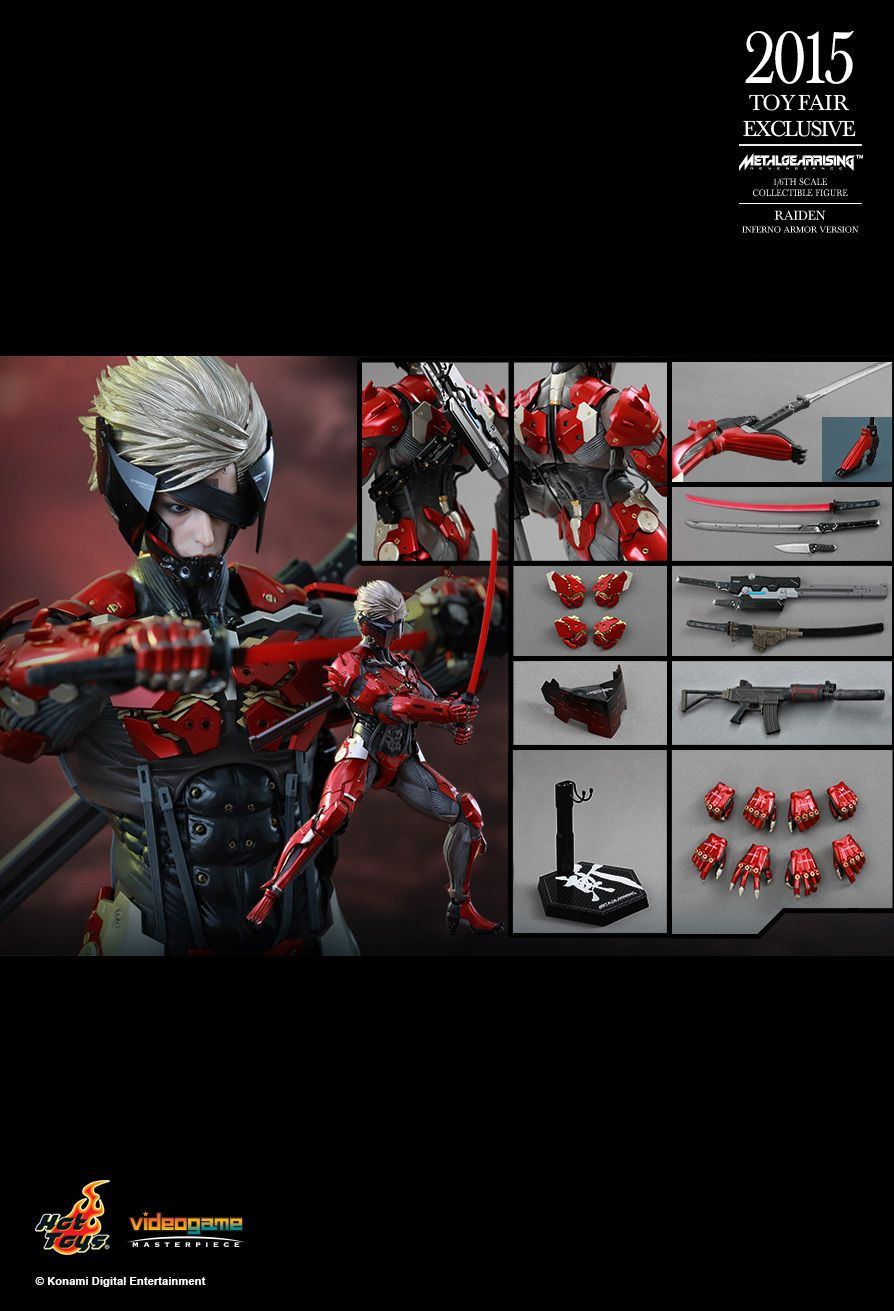 Thumbnail: Raiden - Inferno Armor - Metal Gear Rising - Revengeance - Hot Toys