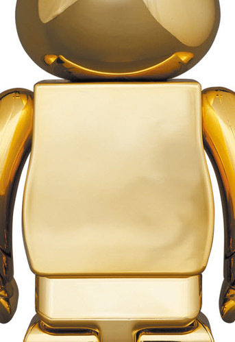 Daruma - Gold Metallic version 2- Bearbrick 400 | Medicom
