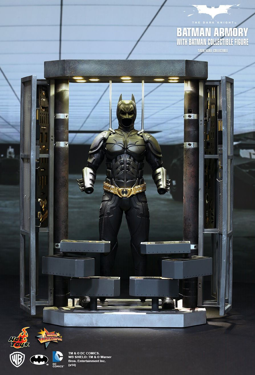 Batman Armory with Batman Figure - The Dar Knight - Hot Toys