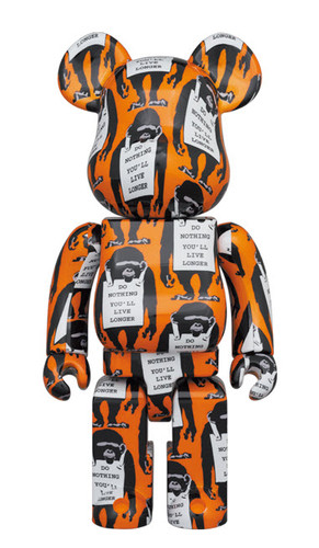 Monkey Sign - Banksy - Bearbrick 400 | Medicom Toy Store