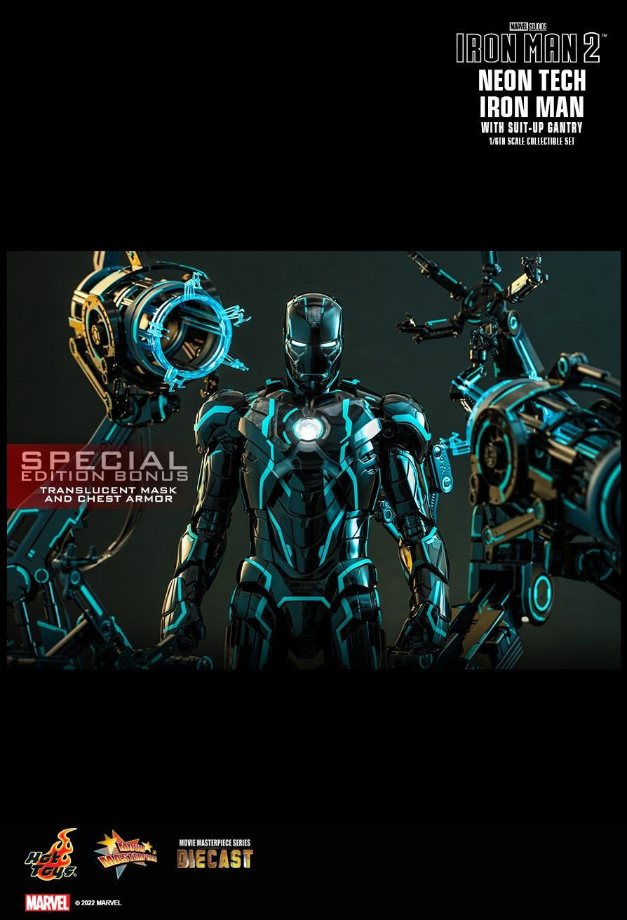 Thumbnail: Neon Tech Iron Man - Suit-up Gantry - Hot Toys
