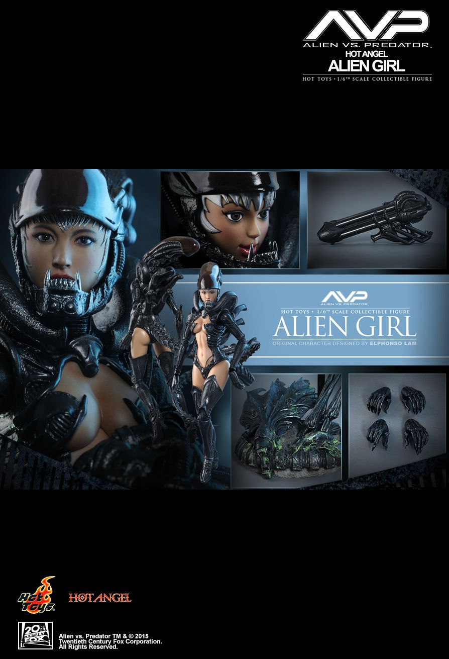 Thumbnail: Alien Girl - Hot Angel - Alien Vs Predator - Hot Toys