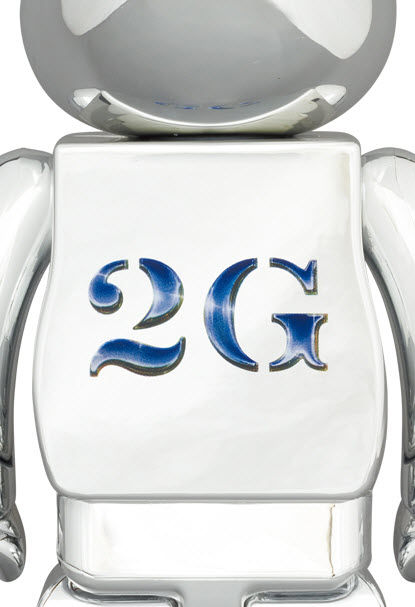 Thumbnail: Sorayama x 2G - Silver version- Bearbrick 400