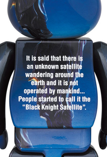 MEDICOM TOY - BE@RBRICK BLACK KNIGHT SATELLITE100％400％ Bearbrick x Black Knight Satellite 100% 400%, 興趣及遊戲