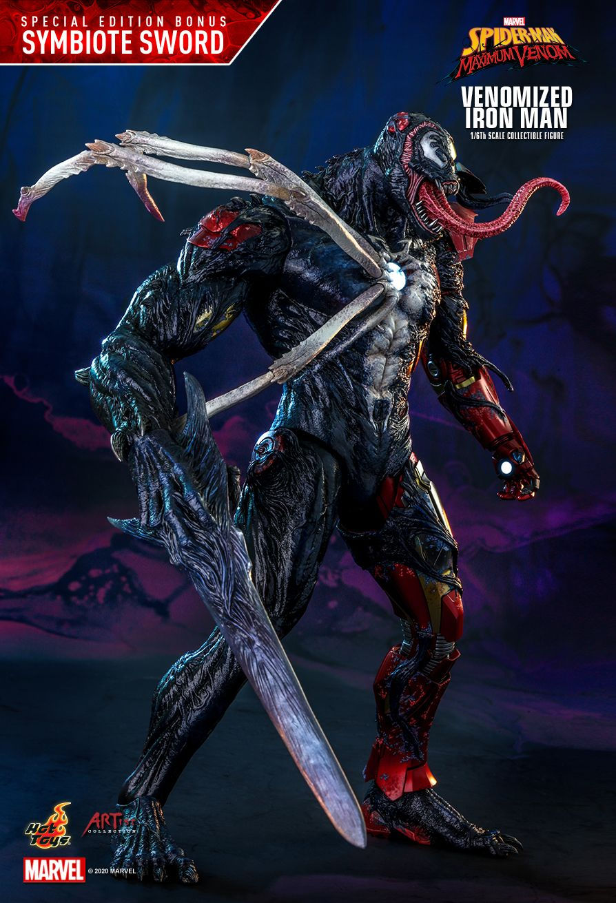Thumbnail: Venomized Iron Man - Spider-Man - Maximum Venom - Hot Toys