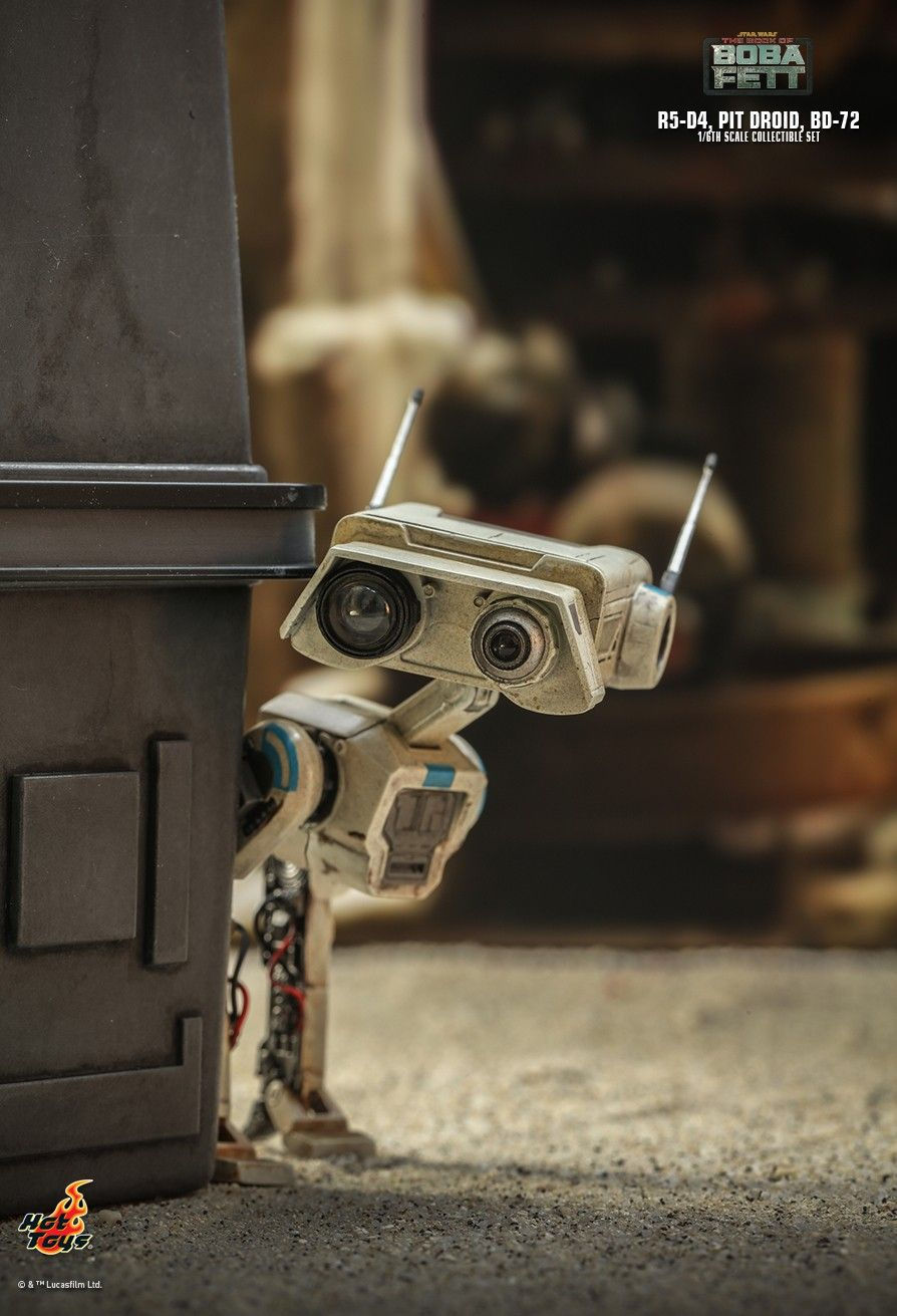 Thumbnail: Pit Droid - R5-D4 - BD-72 - Star Wars - The Book of Boba Fett - Hot Toys