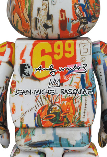 Andy Warhol x Jean-Michel Basquiat - version 4- Bearbrick 400