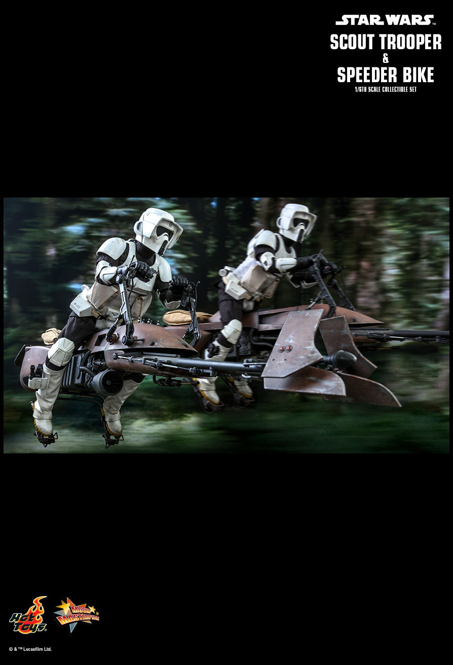Thumbnail: Scout Trooper and Speeder Bike - Star Wars - Hot Toys