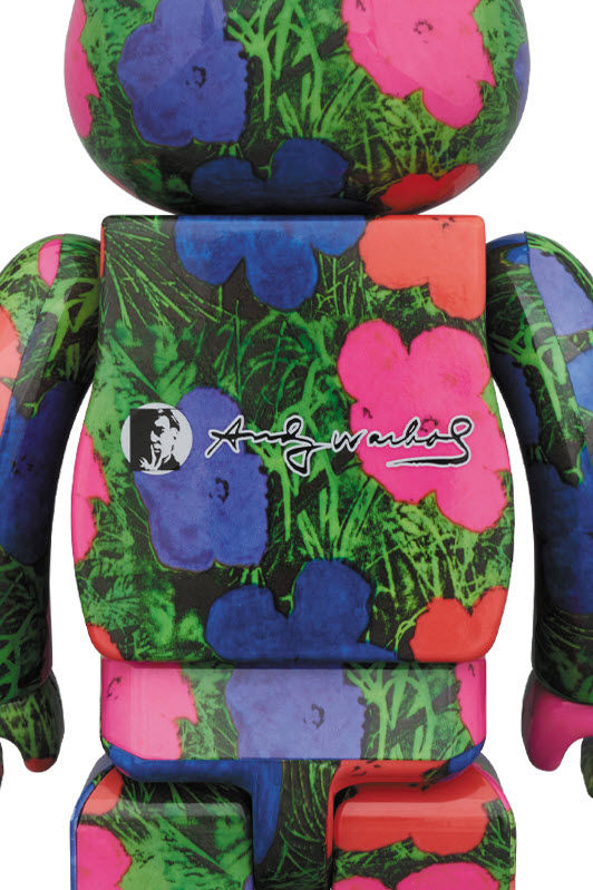 Thumbnail: Andy Warhol - Flowers- Bearbrick 400