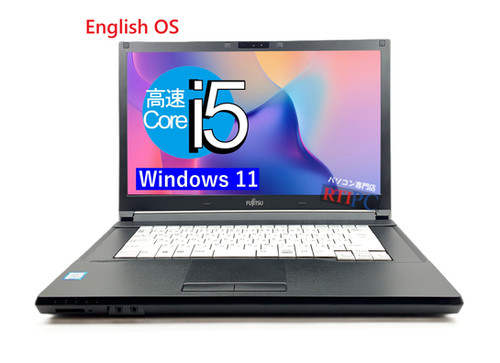 English OS Laptop Fujitsu A748 Core i5-8350U, Memory 8GB, SSD