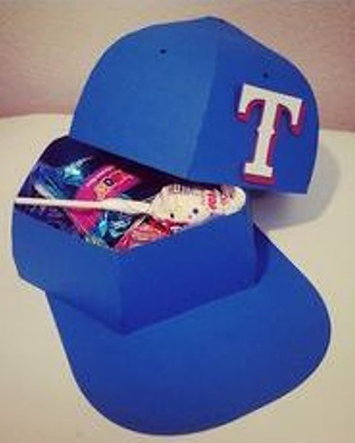 baseball cap box blue