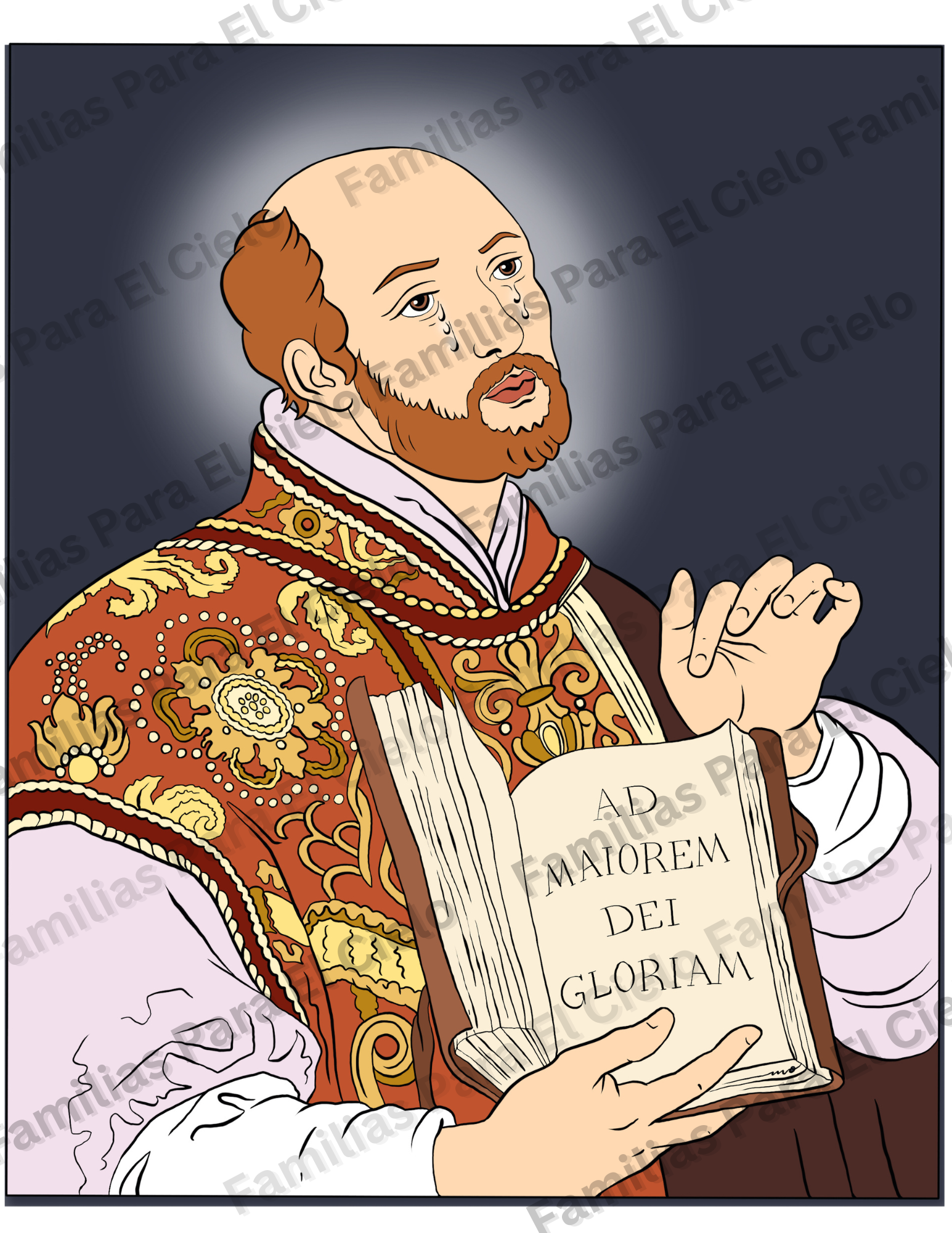 San Ignacio Página para Colorear